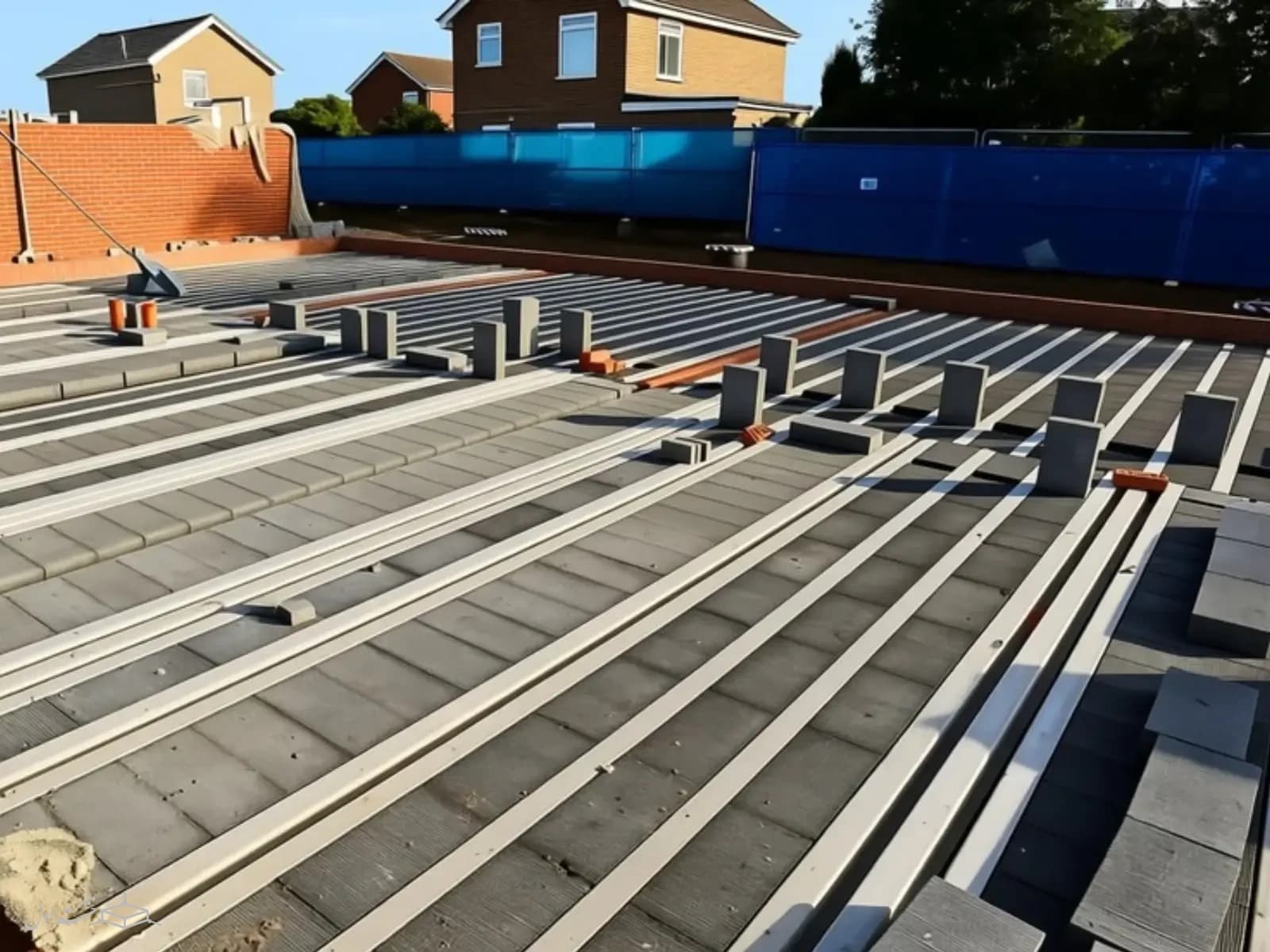 بررسی اجرای سقف تیرچه بلوک